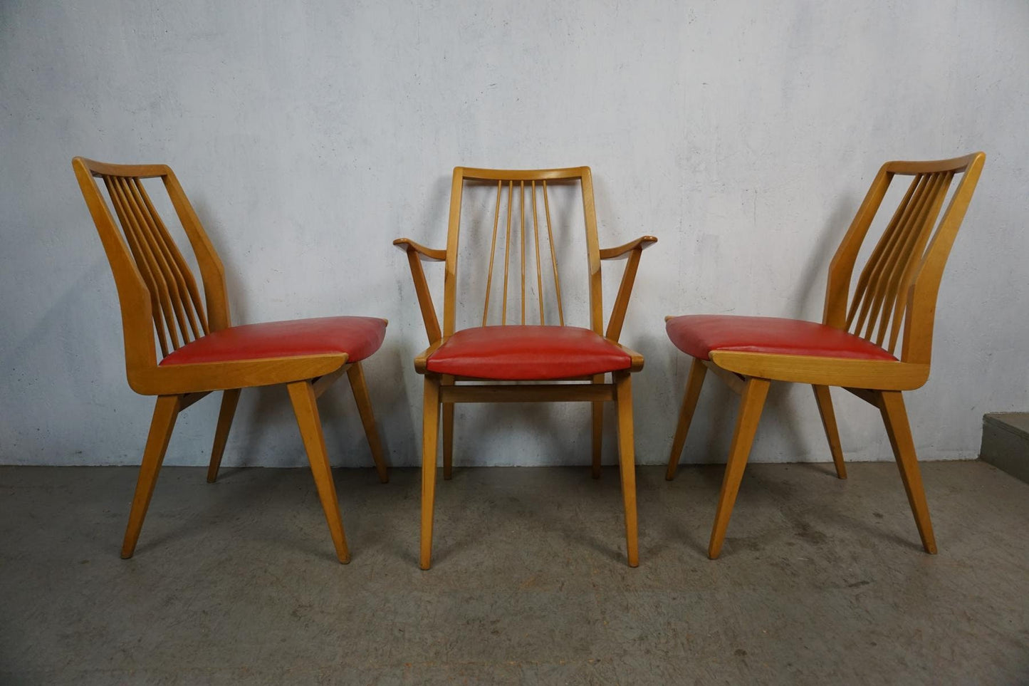 Edles Stuhlset "Casala" aus den 50er Jahren