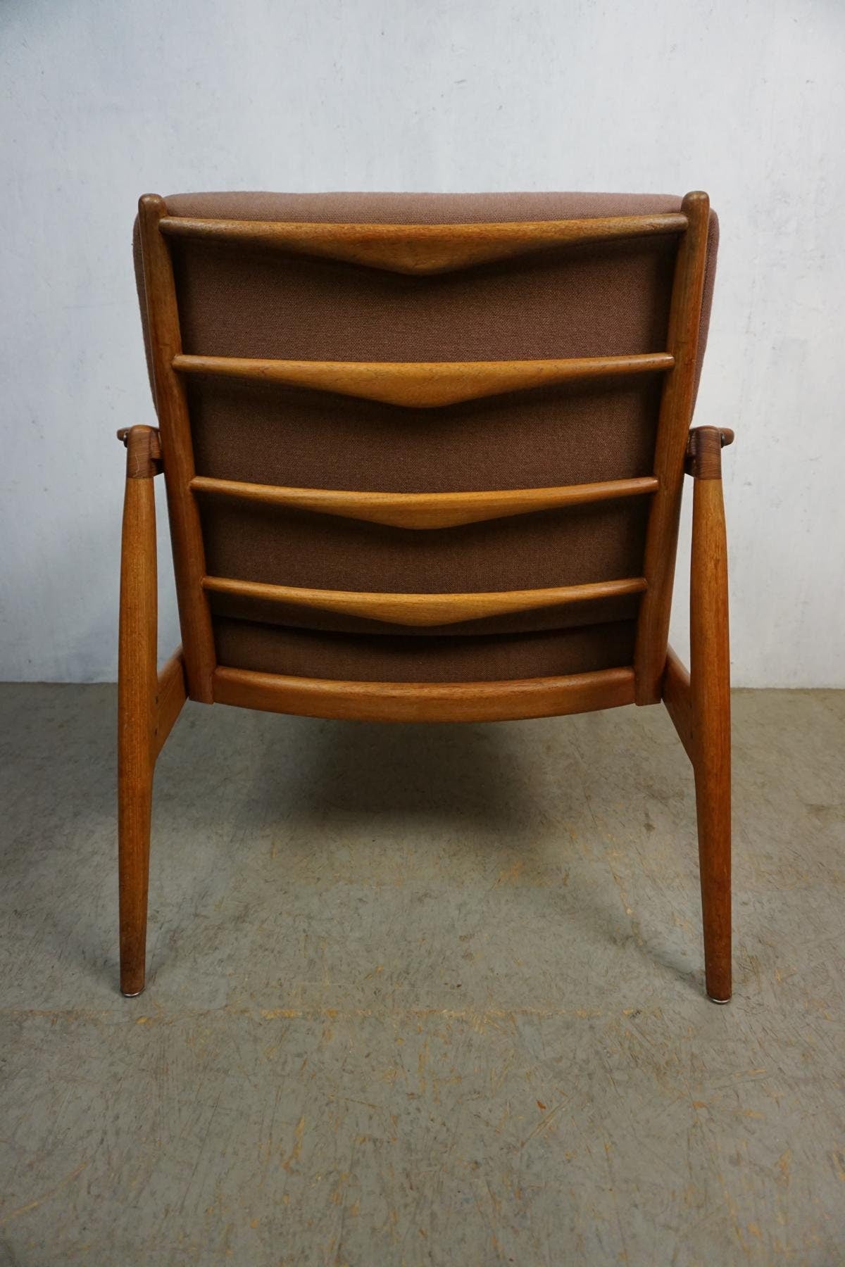 Filigraner Teakholz Sessel im Danish Modern Design