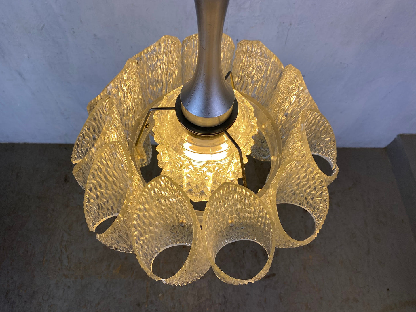 Elegante Acrylglaslampe von Marbach