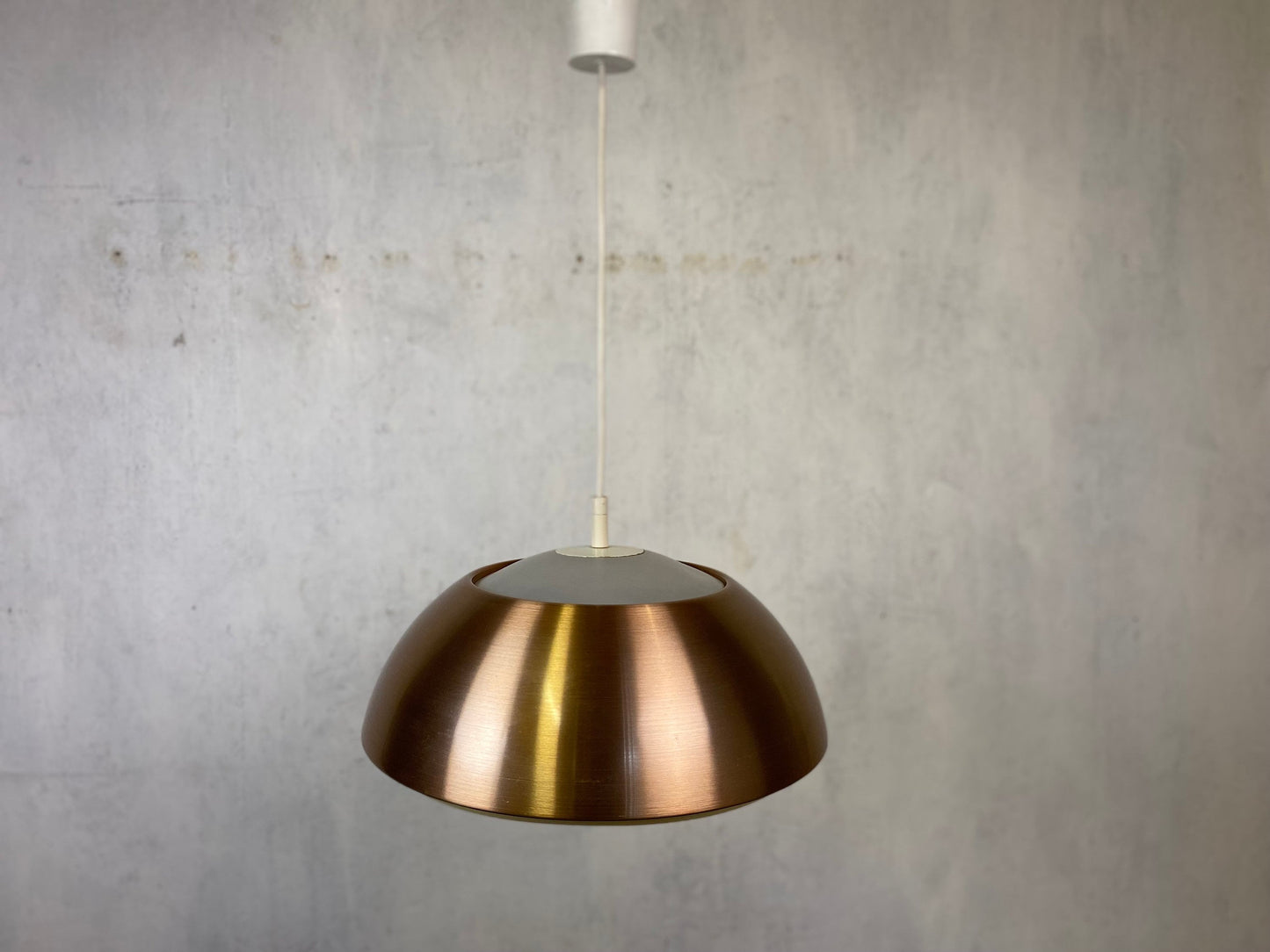 Elegante Kupferlampe im Danish Modern Style
